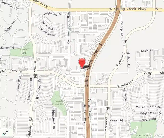 Location Map: 6201 Dallas Pkwy Plano, TX 75024